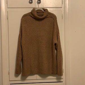 Abercrombie and Fitch brown turtleneck sweater